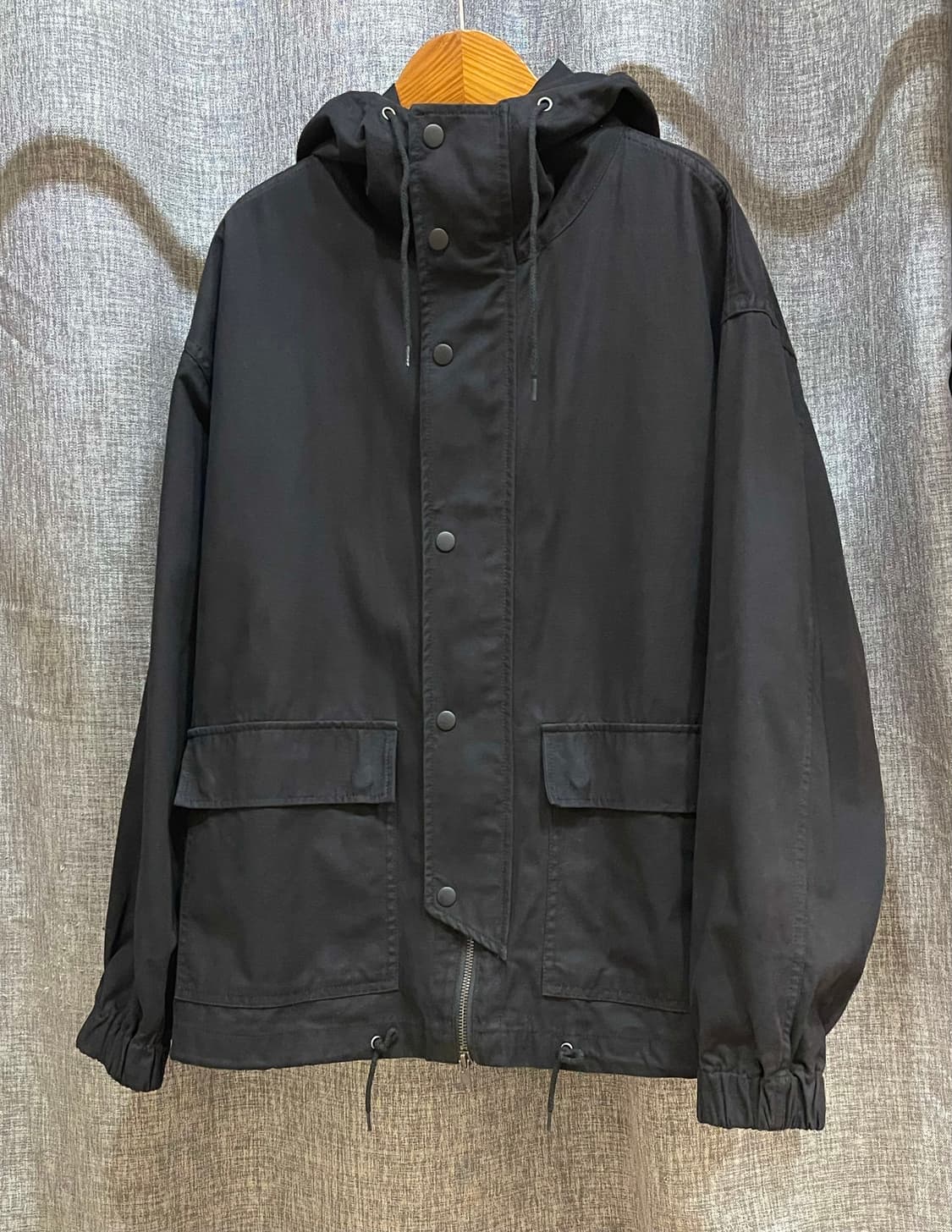 Partimento 파르티멘토 코드후드집업 자켓/블랙 상품이미지1