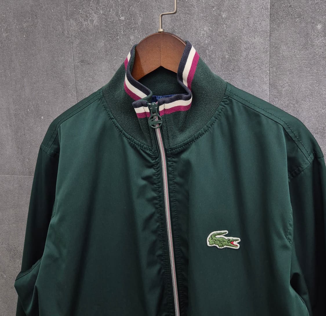 Lacoste / 배색 카라 집업 블루종 48 상품이미지2