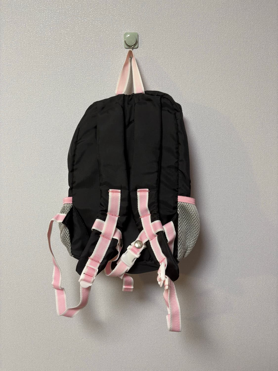 choop 일본 고전 빈티지 키즈백팩 도트 핑크 y2k 가방 체크 핀터깔 상품이미지3
