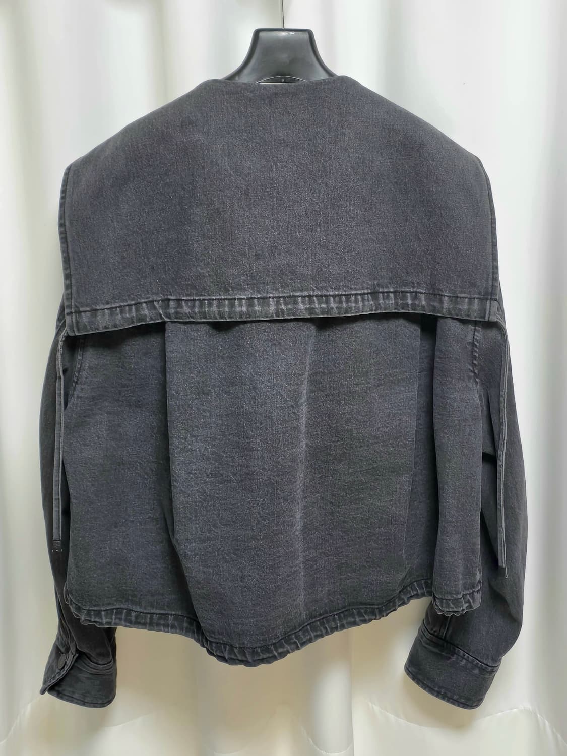 (한섬) SYSTEM 시스템 세일러 카라 데님 자켓 55 상품이미지5