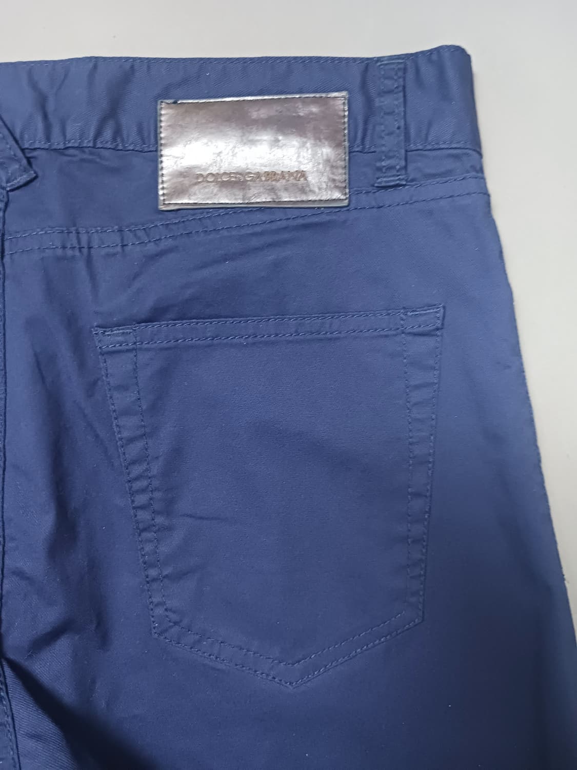 새상품 [32] 돌체앤가바나 스트레치 테이퍼드 팬츠 슬랙스 네이비 상품이미지9