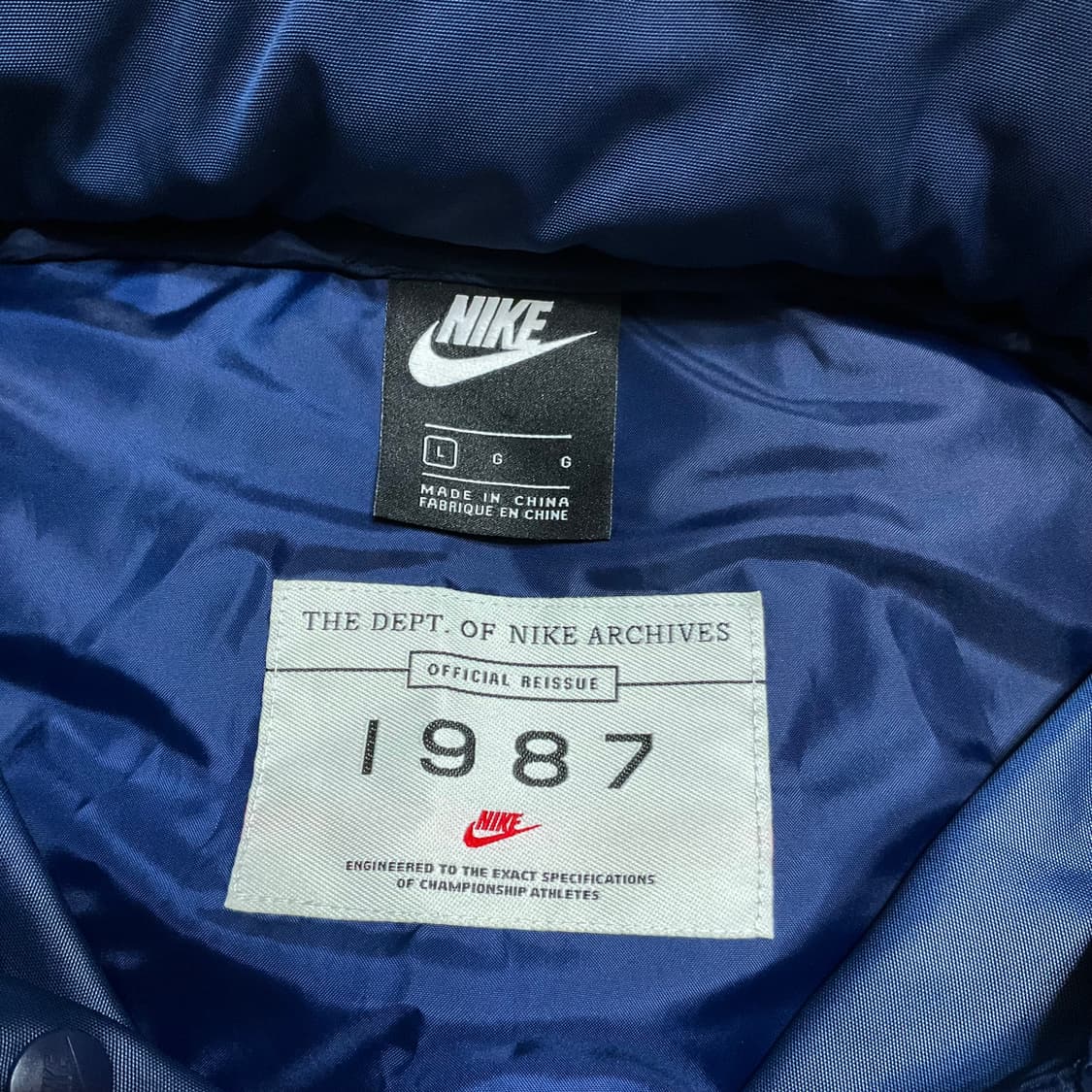나이키 리이슈 1987 아노락 L 상품이미지7