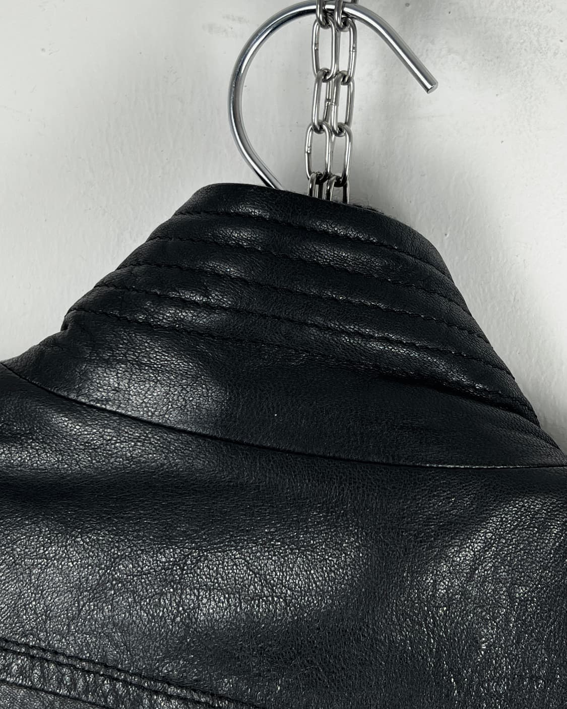 DBSS COWL NECK 2 ZIPPER SHEEP SKIN LEATH 상품이미지8