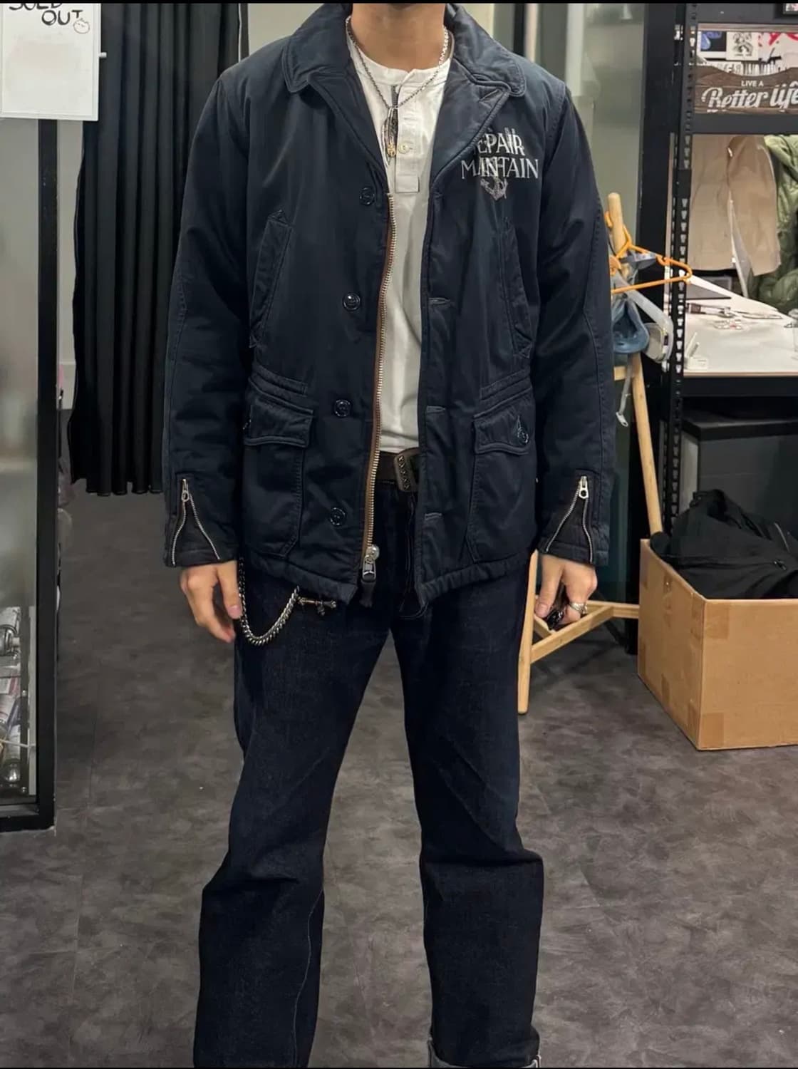 부틀레거스 프리휠러스 AL-1자켓 42사이즈 상품이미지8