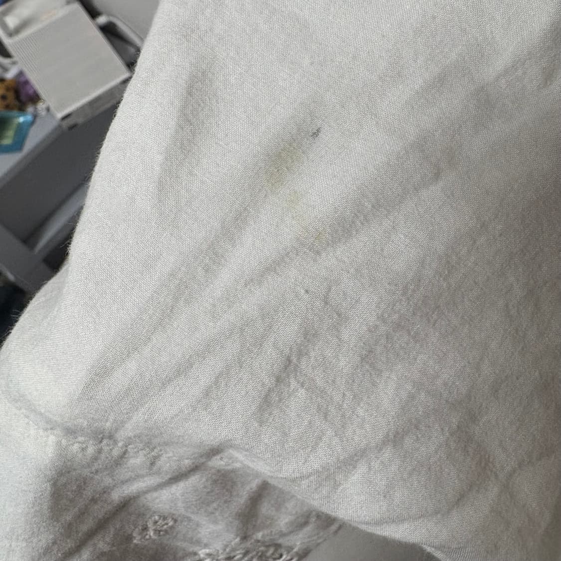 모리) 아이보리 펀칭 레이어드 원피스 상품이미지7