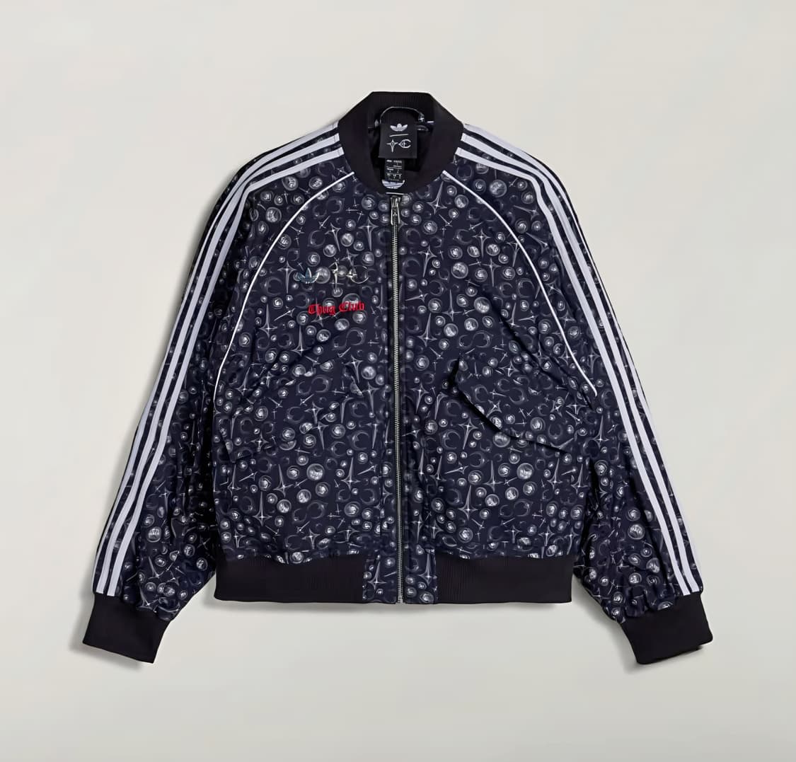 아디다스 x 떠그 클럽 슈퍼스타 자켓 블랙 화이트 상품이미지1