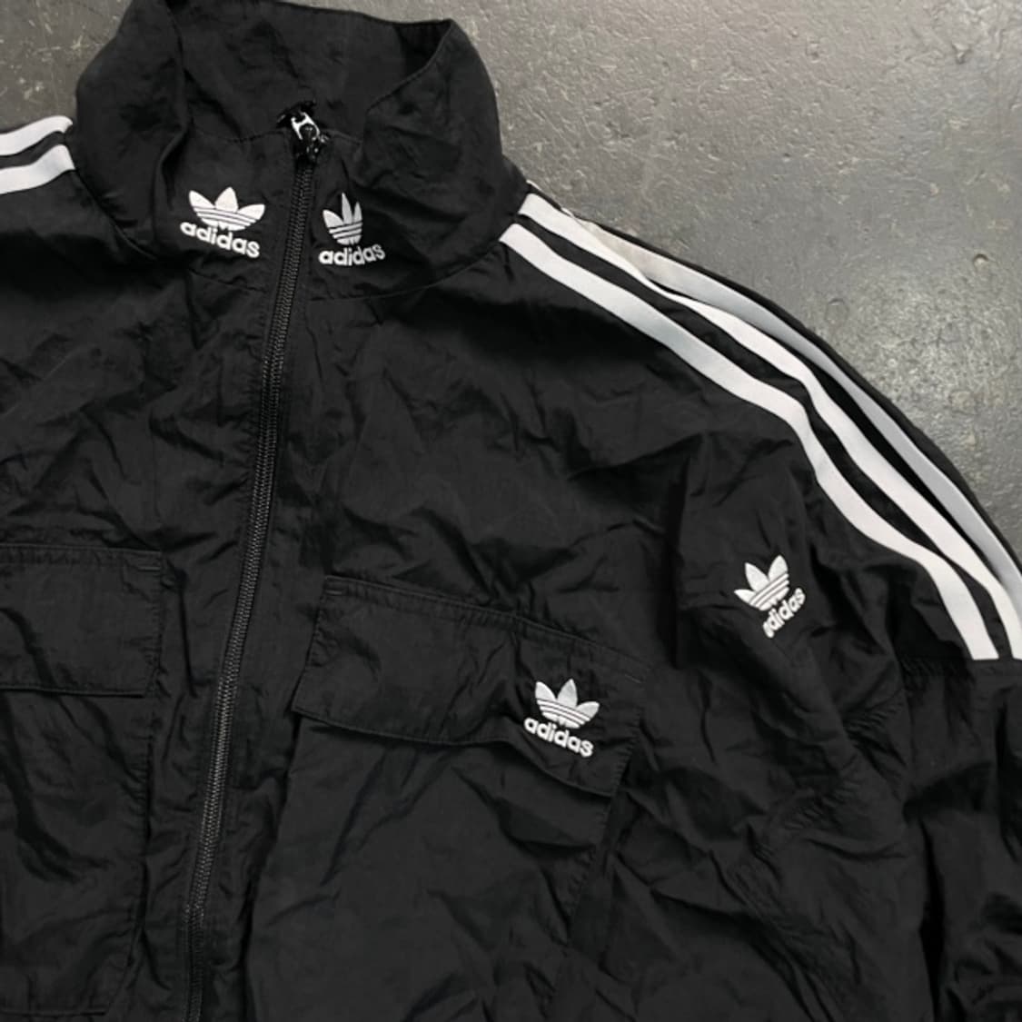 95 아디다스 오리지날 크롭 바람막이 상품이미지2