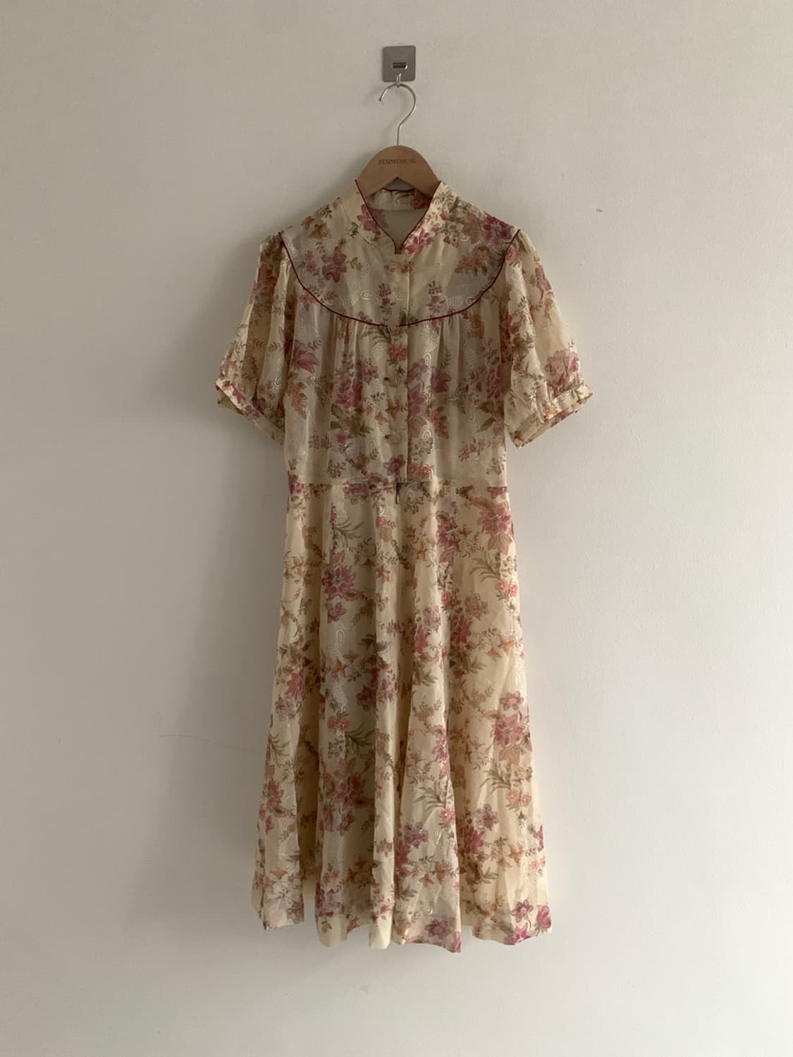 Flower China Neck Dress 상품이미지1