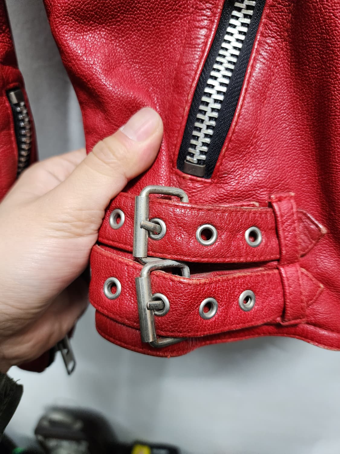 발말st 리얼레더 양가죽 스트릿 라이더자켓 상품이미지4