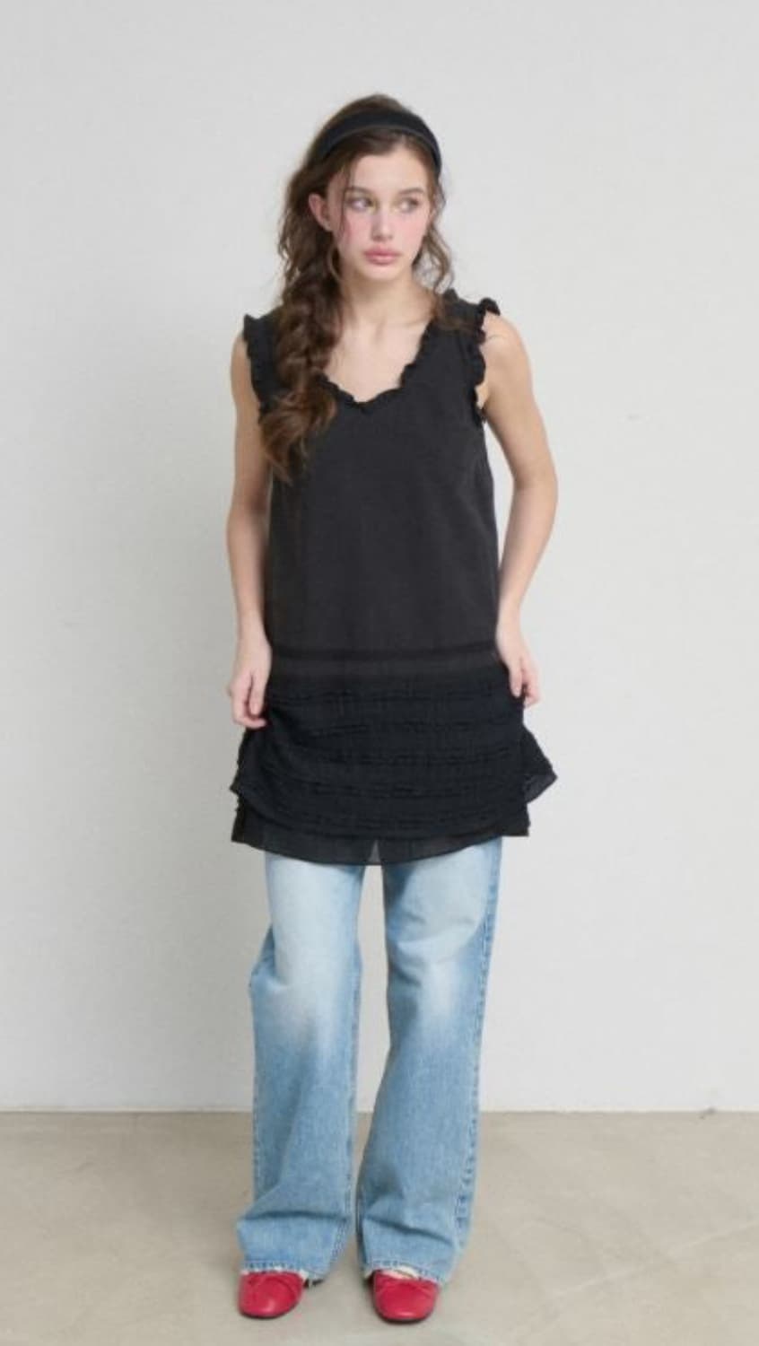 더오유 프릴원피스 상품이미지1