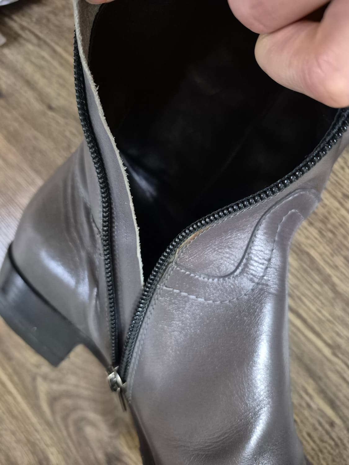 질샌더 JILSANDER 니하이 버클 부츠 상품이미지8