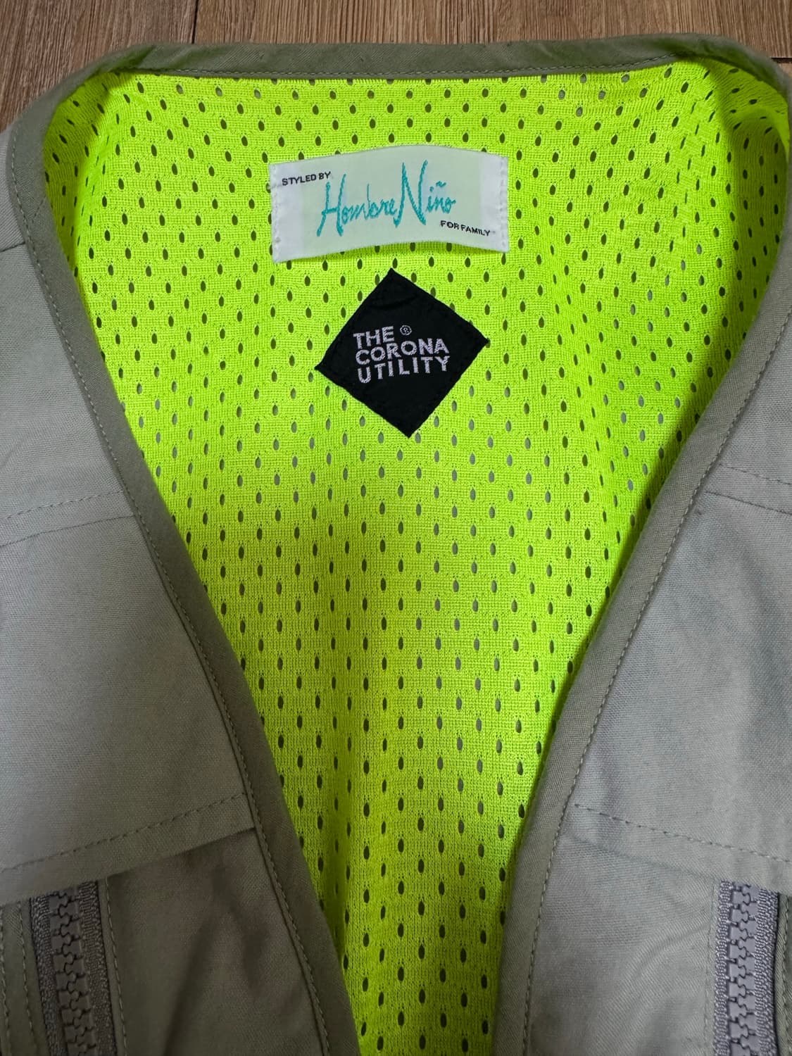 옴브레니노 더코로나유틸리티 베스트 자켓 L 상품이미지4