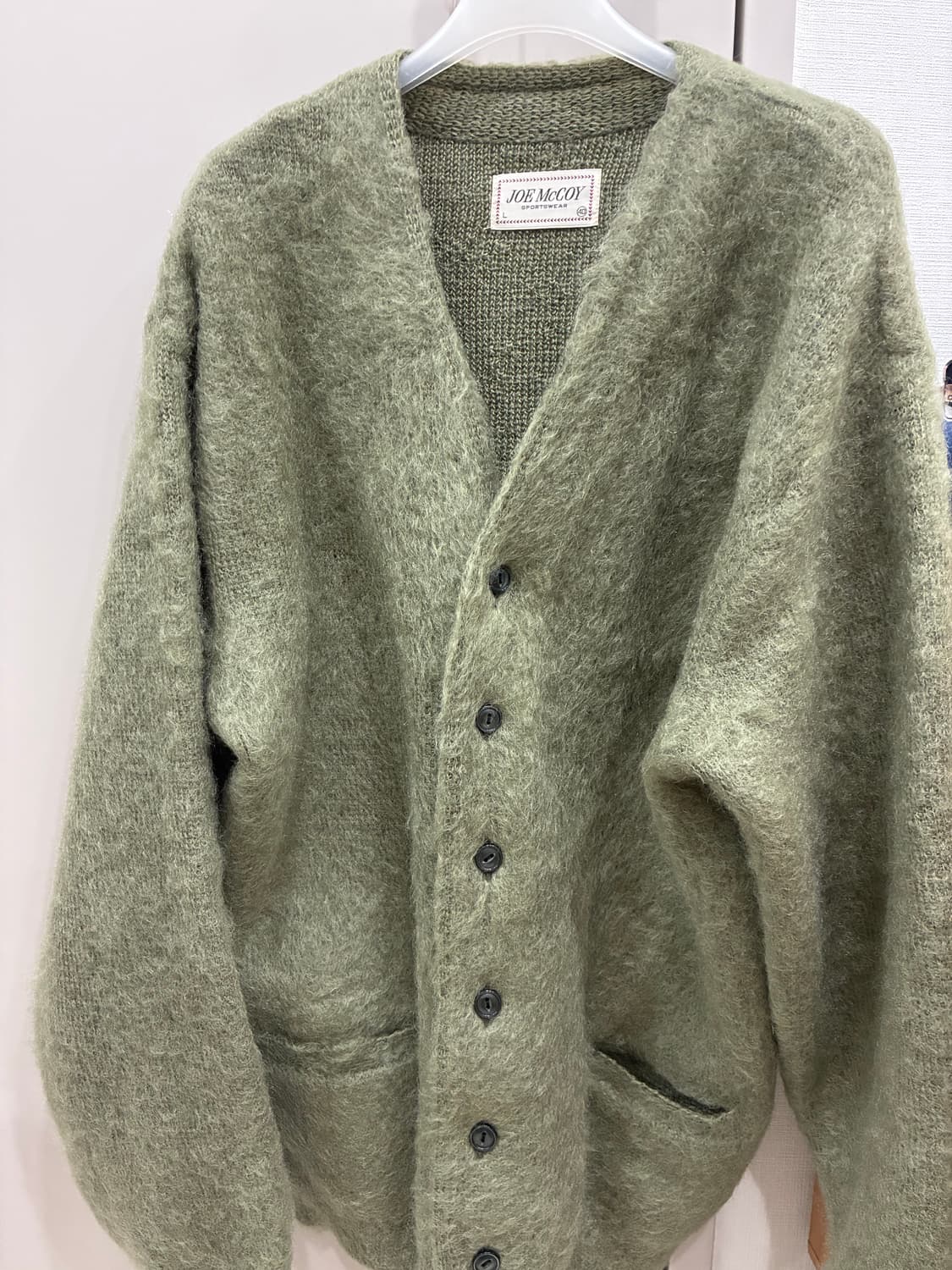 리얼맥코이 모헤어 가디건 L size 커트코베인 상품이미지3