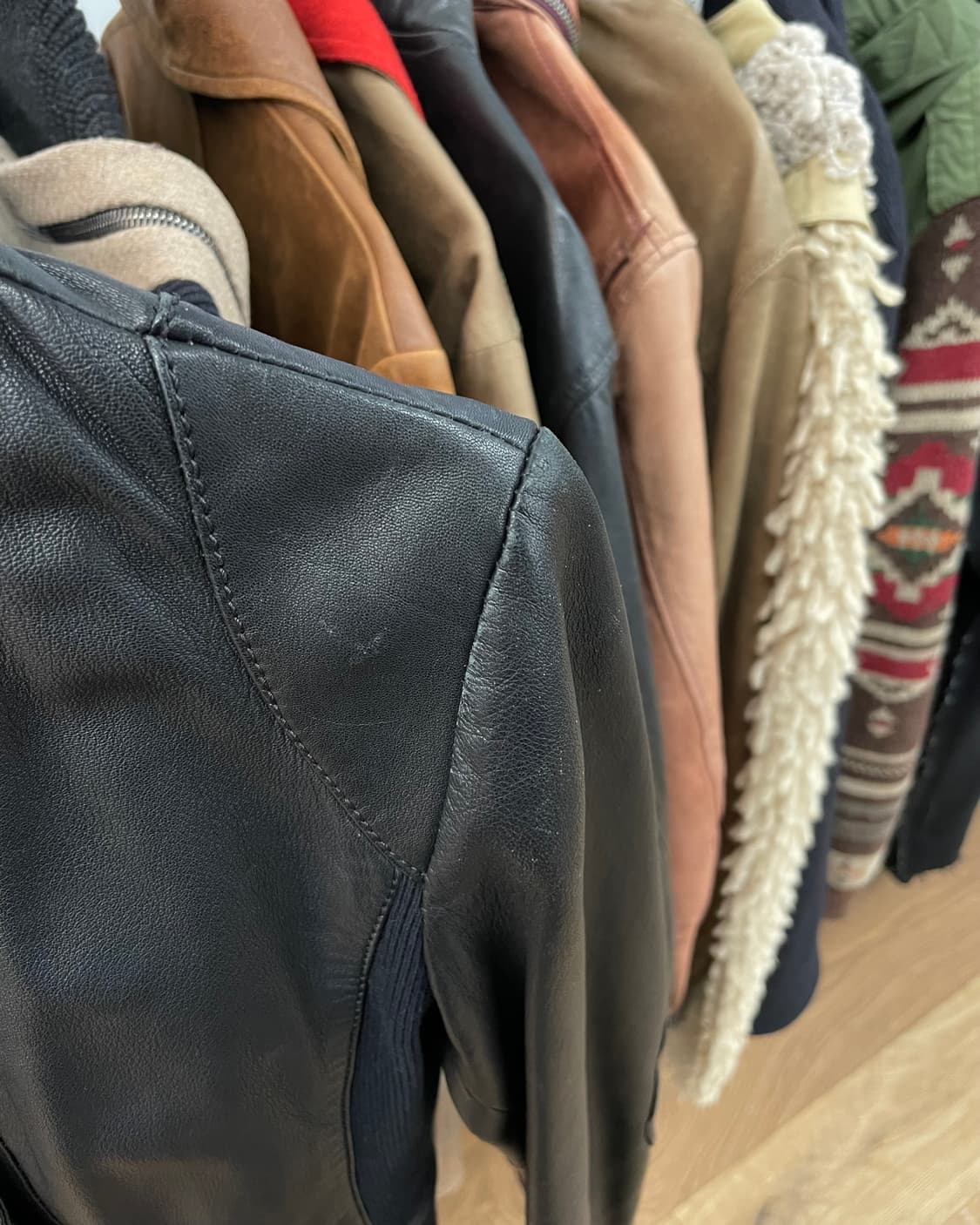 [XS] 엠포리오 아르마니 레더 자켓 상품이미지8