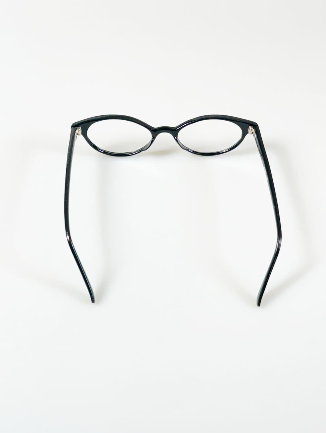 90s JOANNA 블랙 오벌 뿔테 프레임 빈티지 안경 상품이미지5