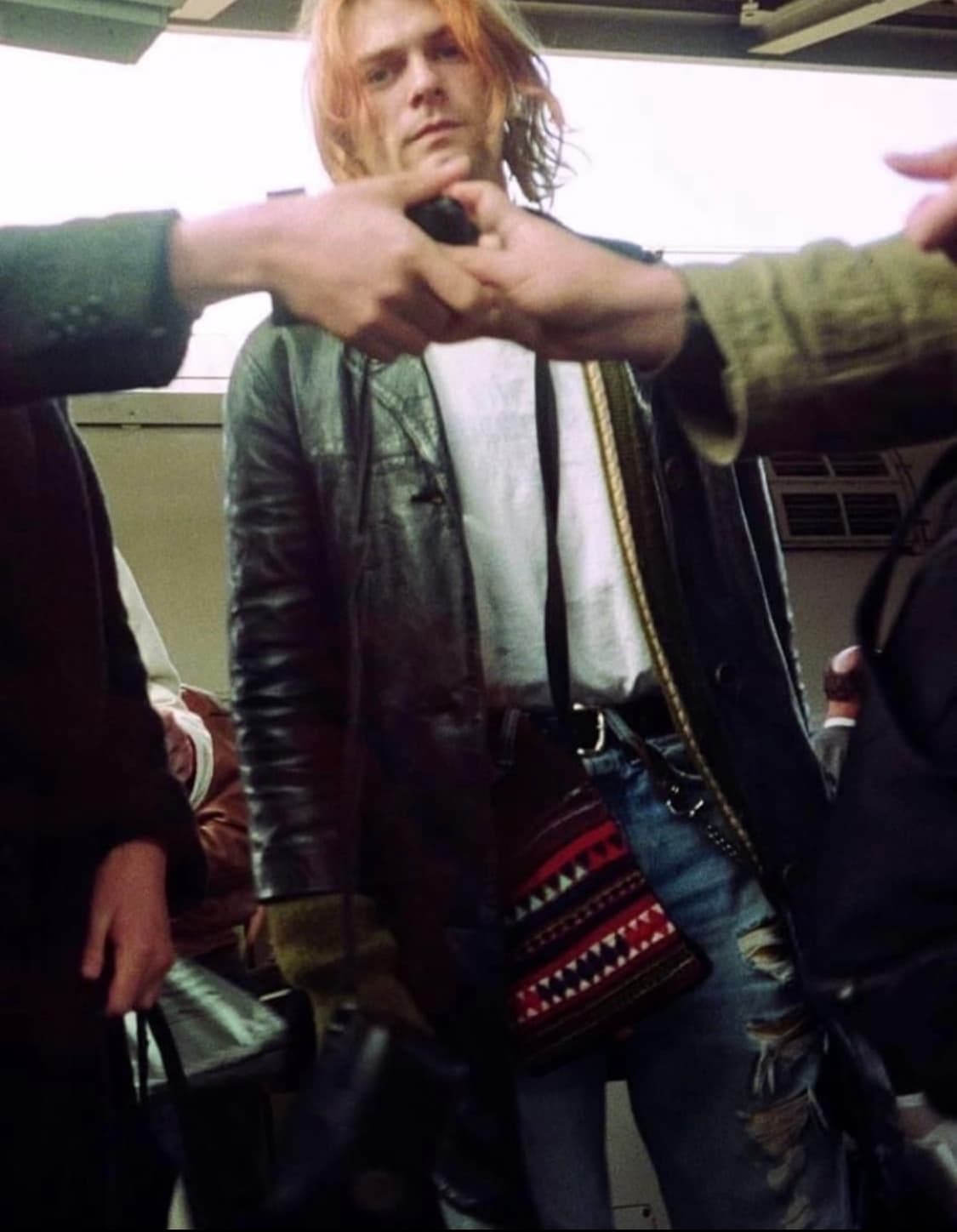 ROBO 로보 웨스턴 무드 카우하이드 소가죽 레더 카 코트 상품이미지3