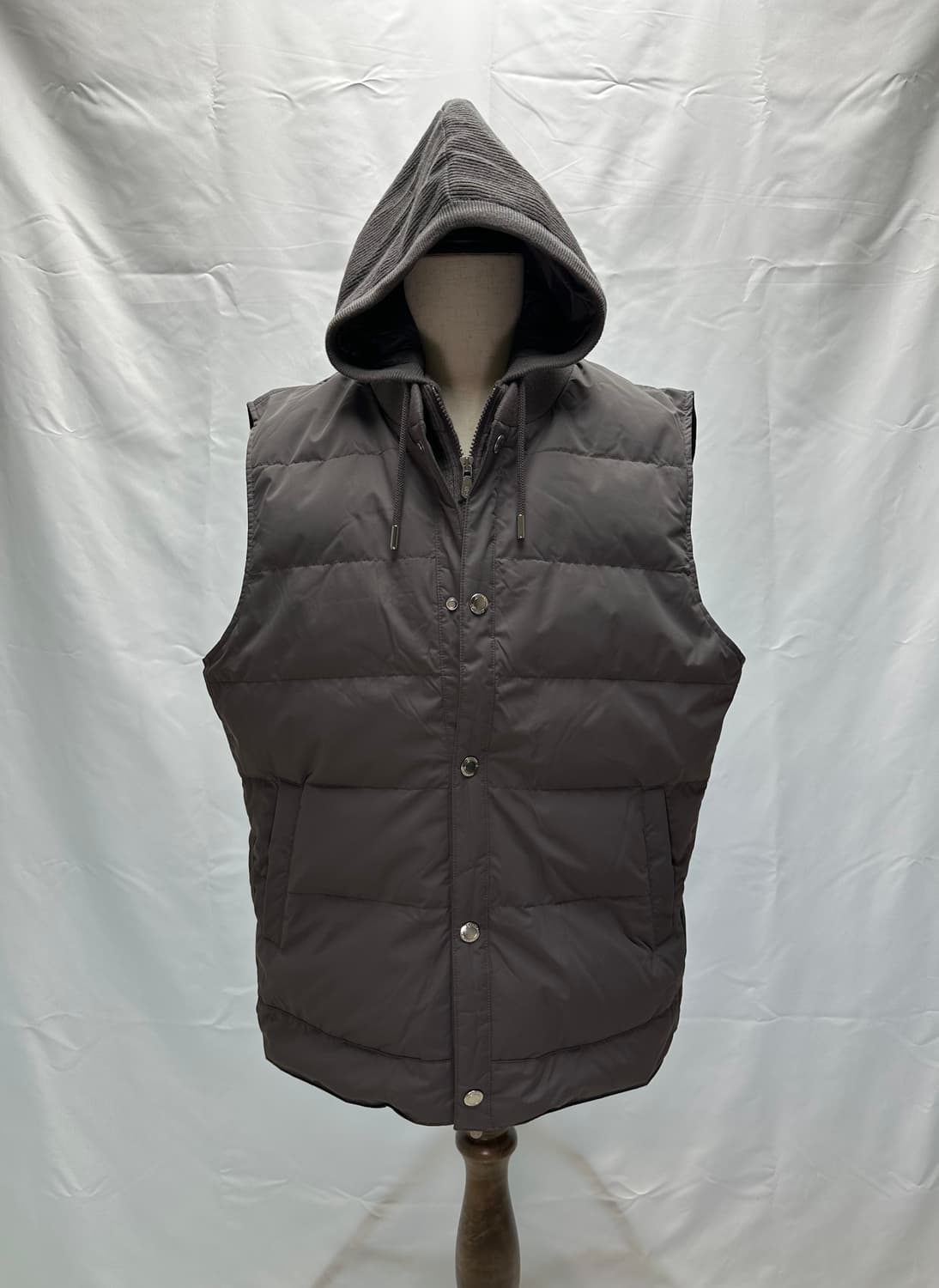 [정품인증] 브루넬로쿠치넬리 레이어드 구스다운 패딩 베스트 XL 상품이미지1
