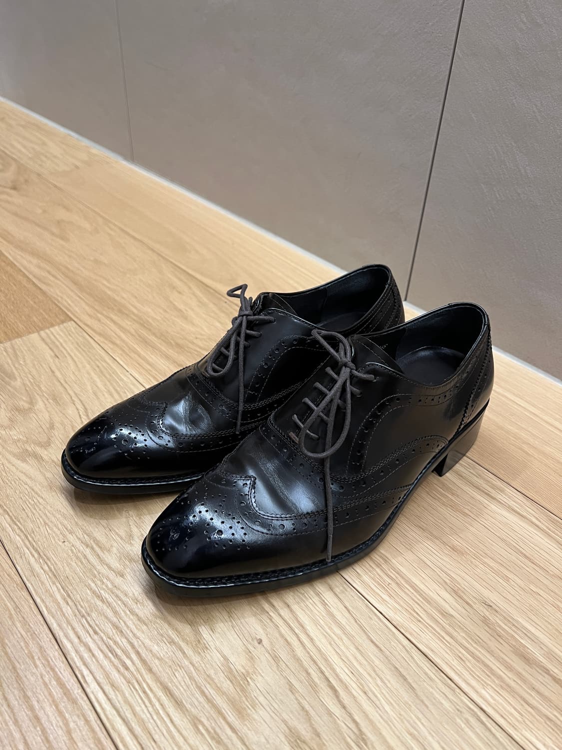 커스텀 윙팁 정장구두 255 키높이 5.5cm 상품이미지1