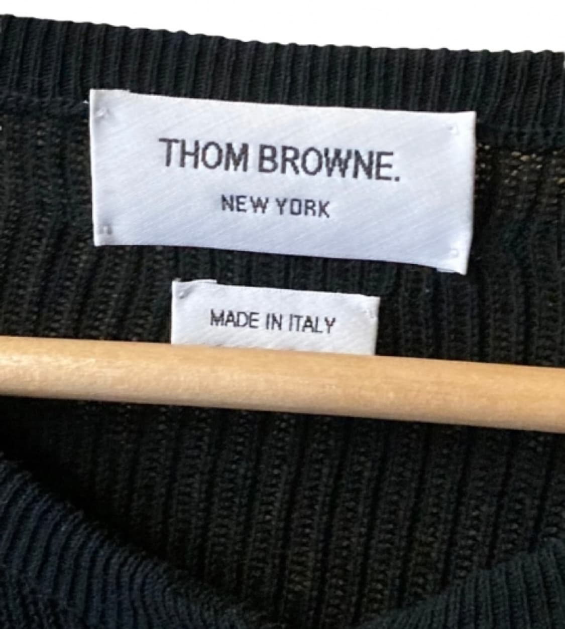 톰브라운 블랙 니트 가디건 상품이미지4