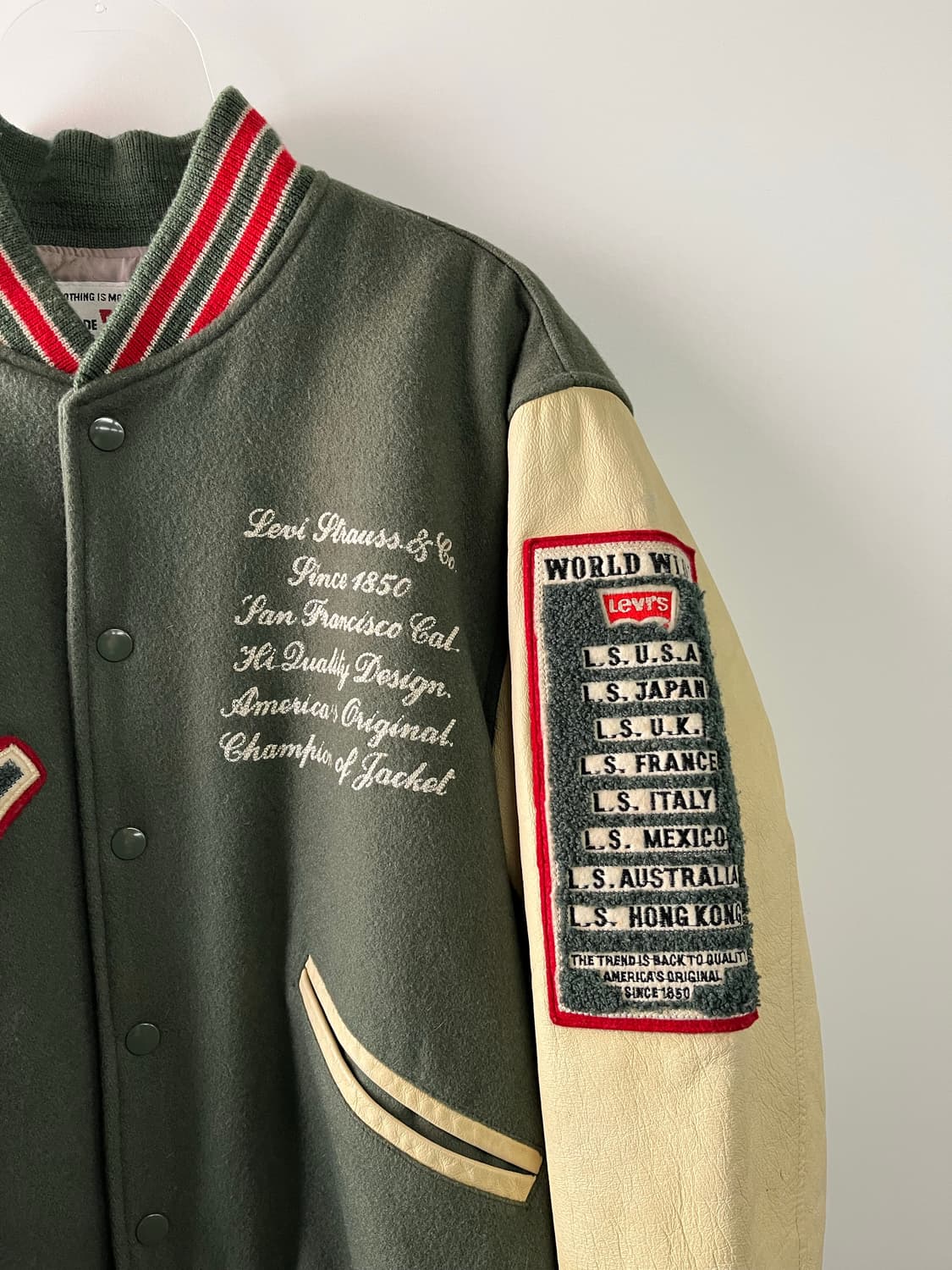 8-90s 리바이스 월드와이드 바시티 자켓 상품이미지4