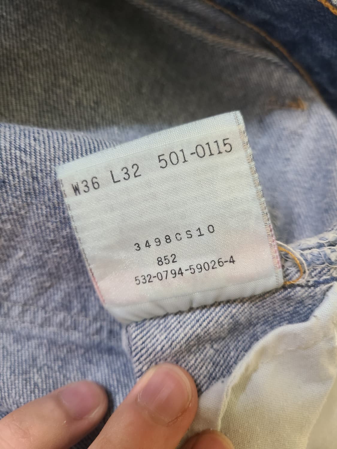 리바이스 빈티지 501 데님바지 상품이미지5