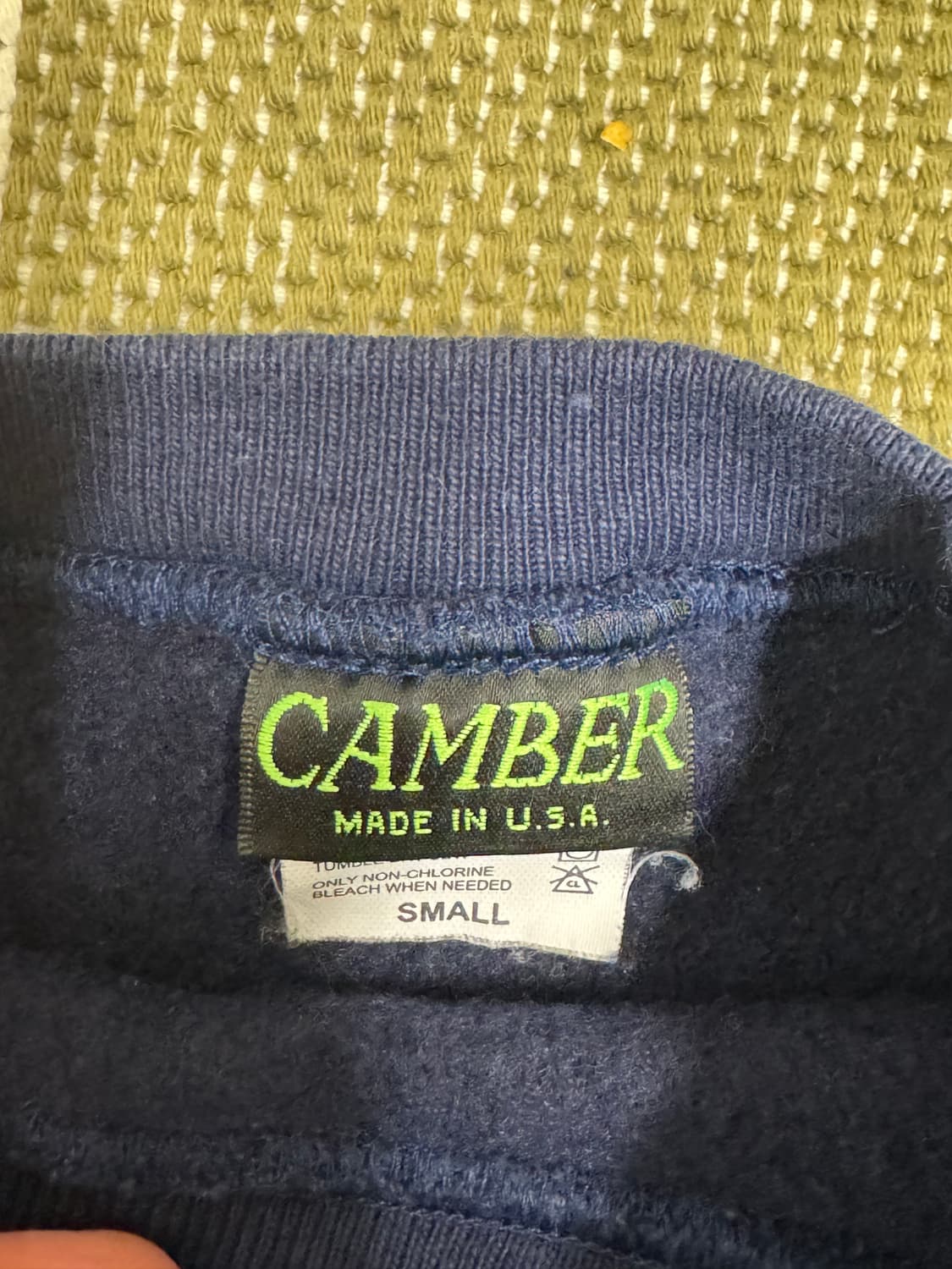 캠버 맨투맨 네이비 상품이미지3