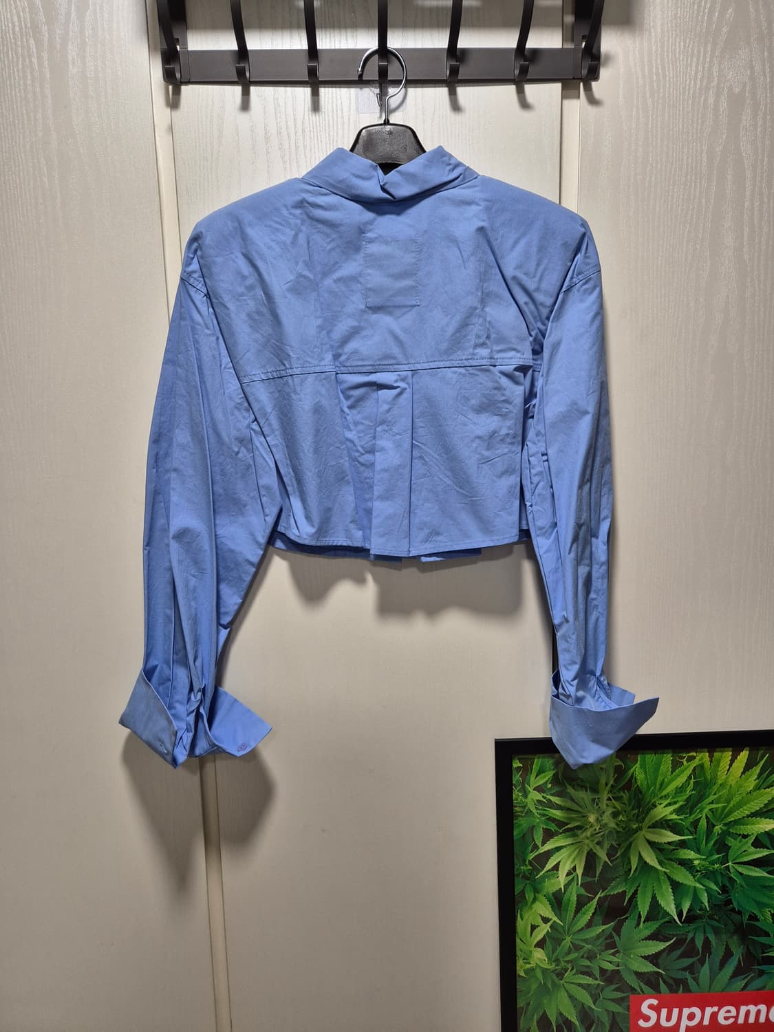 (세일)(새상품)DINT 딘트 소라색 크롭 셔츠 상품이미지10