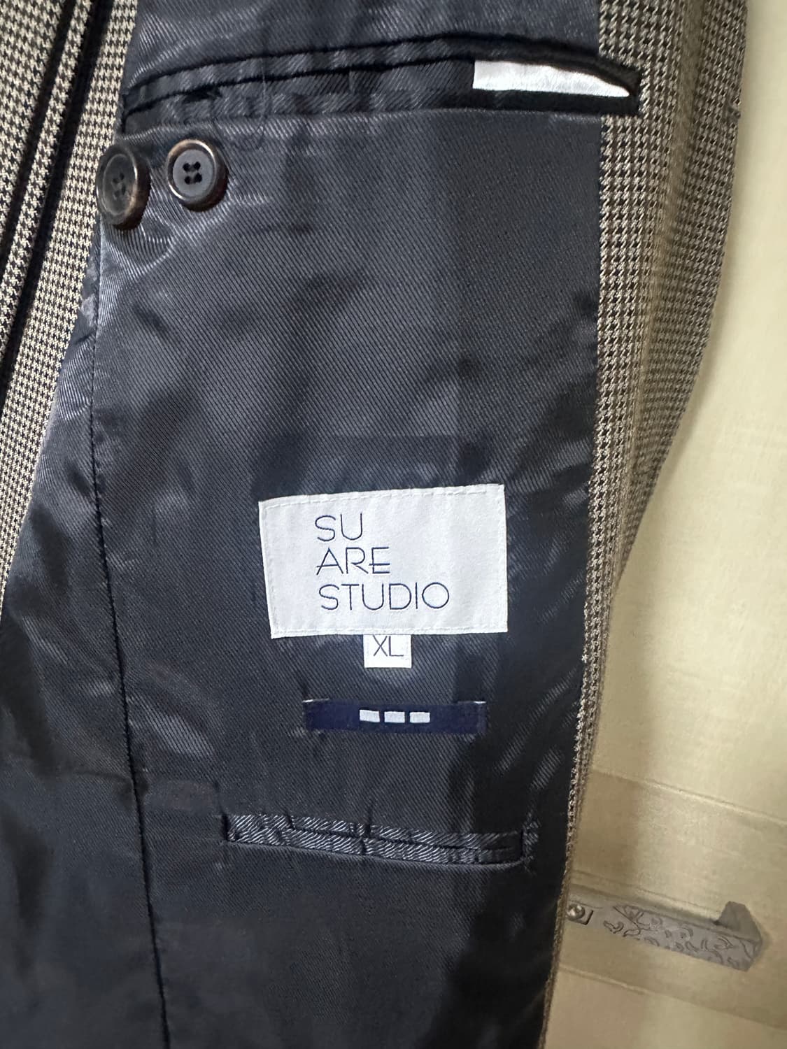 수아레 하운드 체크 셋업 수트 XL 상품이미지4