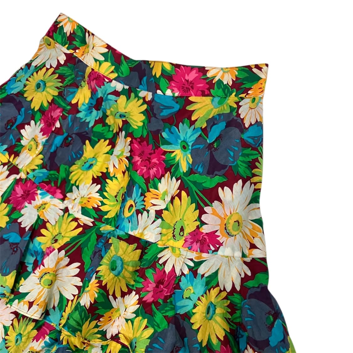 겐조 플라워패턴 면 롱스커트 S 상품이미지4