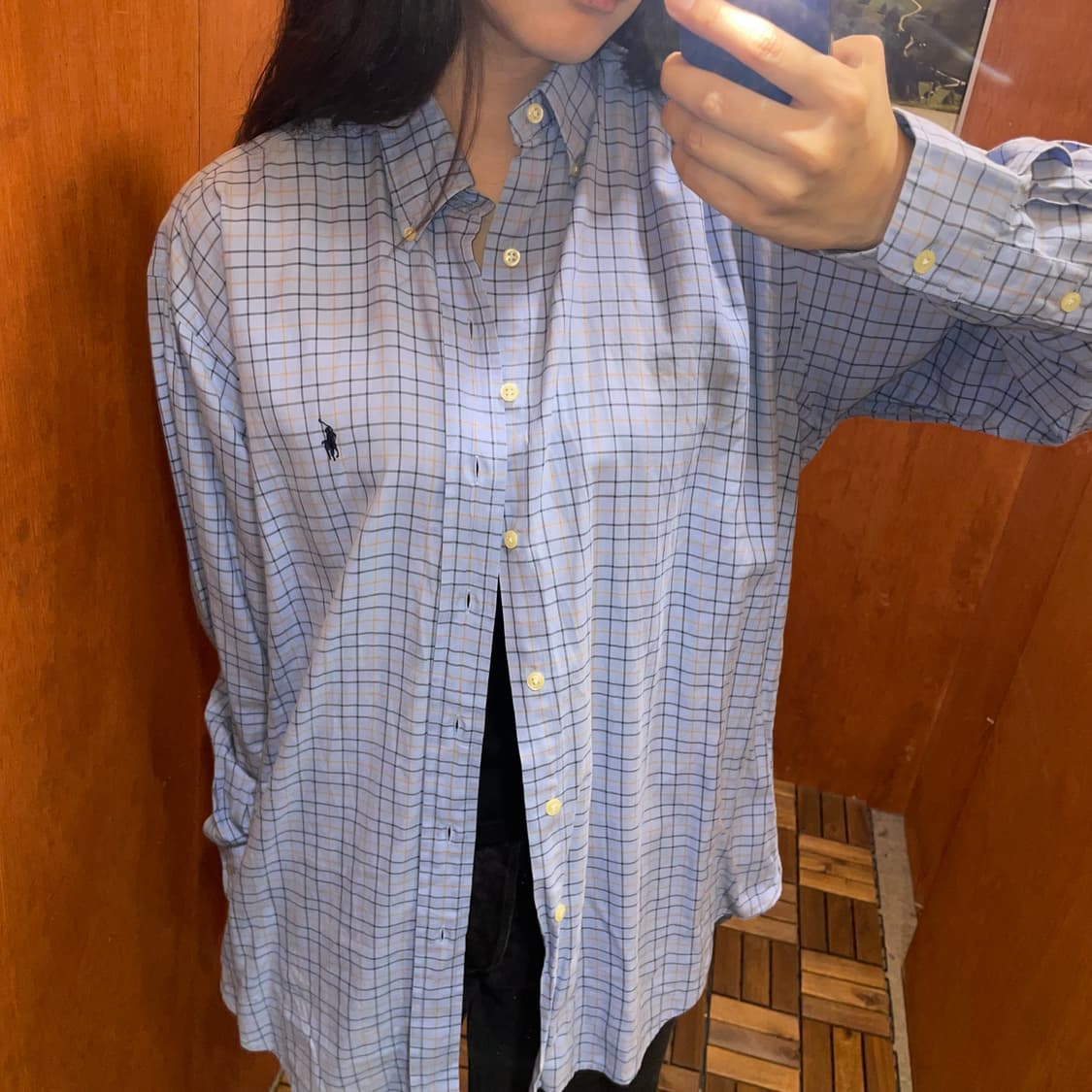 (M) POLO 폴로 랄프로렌 체크 셔츠 상품이미지2