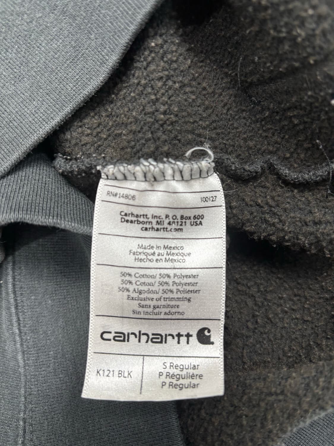 칼하트 후드티 블랙 상품이미지8