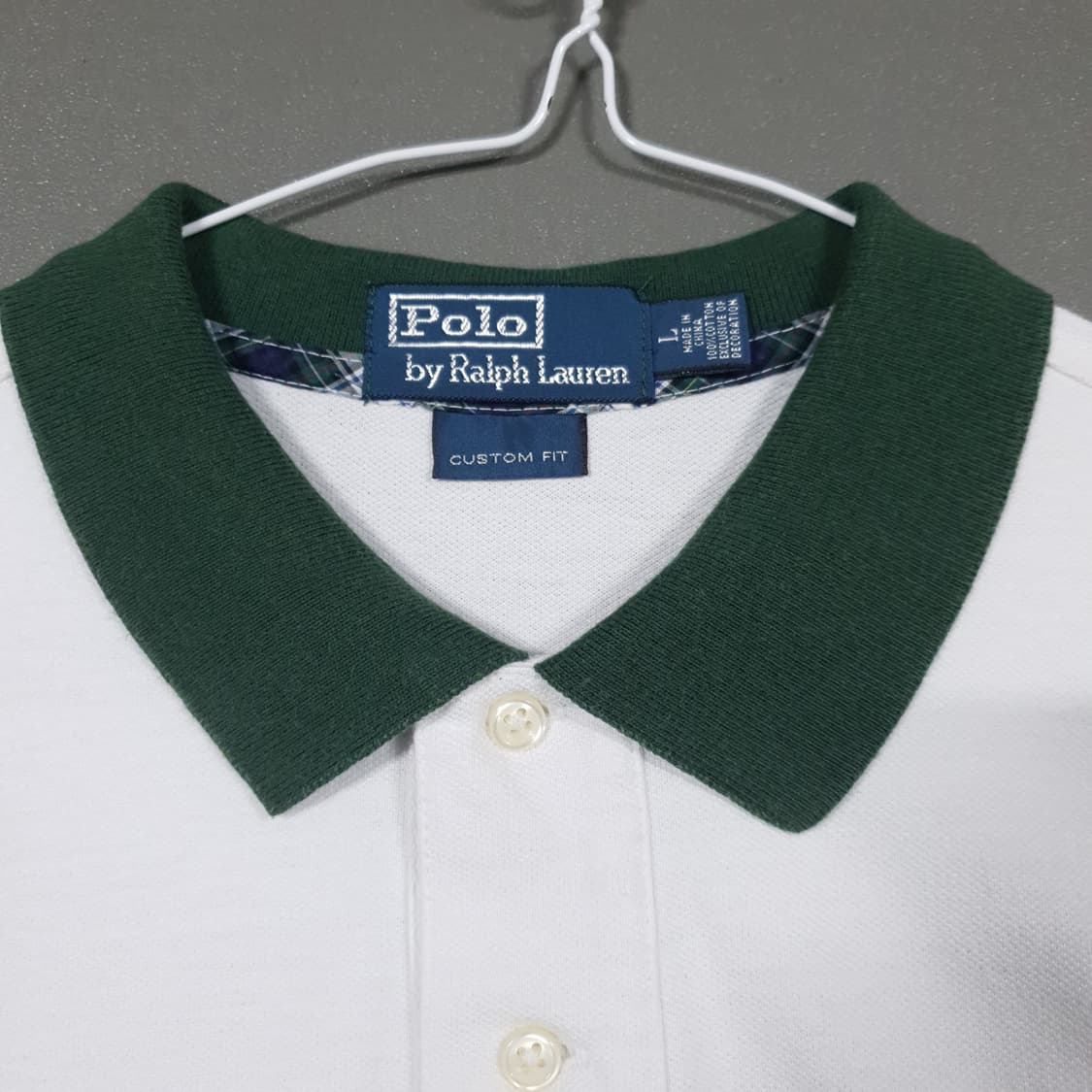 L) 폴로 랄프로렌 빅포니 반팔 카라티 피케 셔츠 링거티 그린 커스텀핏 상품이미지5
