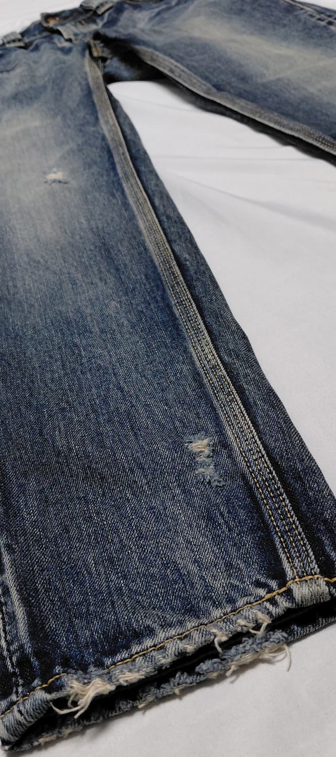 [Selvedge/26] Rodeo Crowns 헤비 데미지 셀비지 데님 상품이미지10