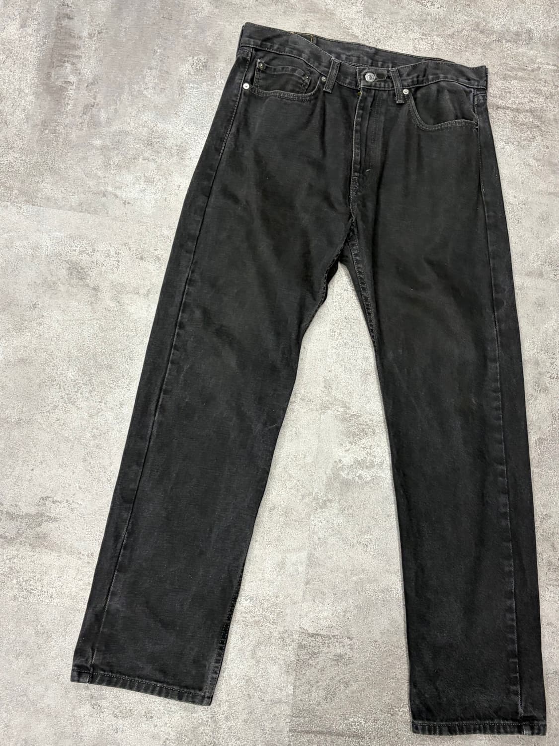 Levis 리바이스 505 흑청 데님 팬츠 상품이미지2