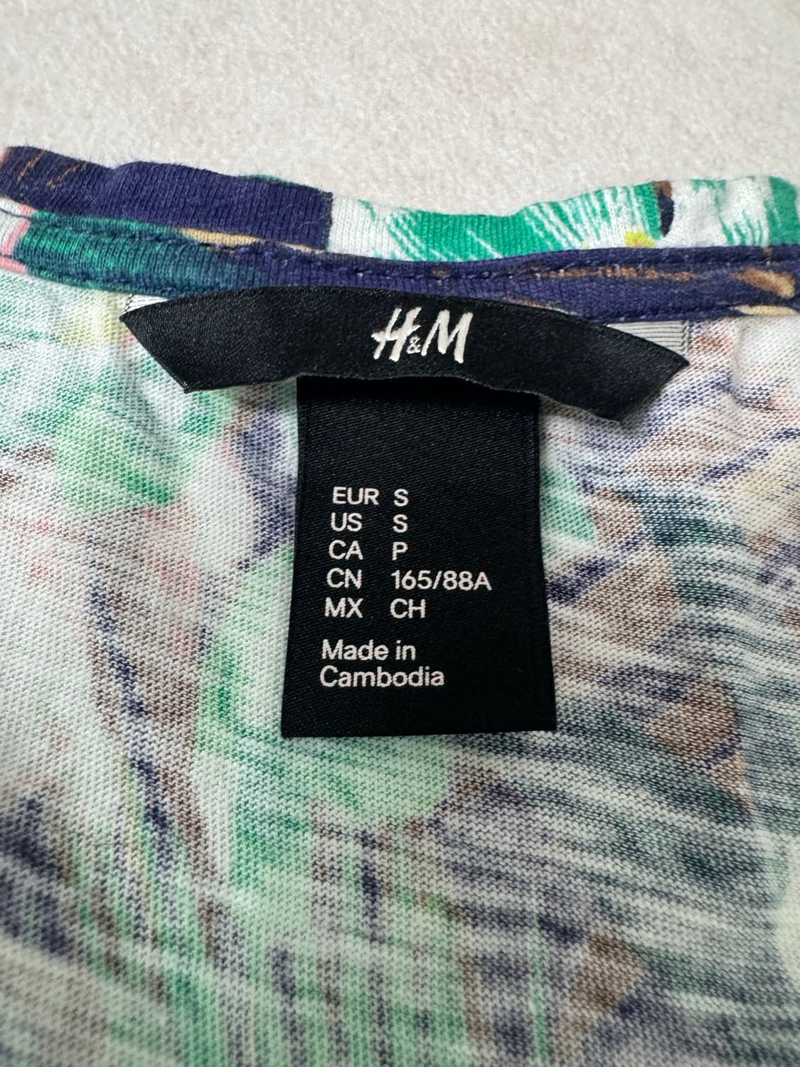 H&M 플로럴 맥시 원피스 상품이미지8