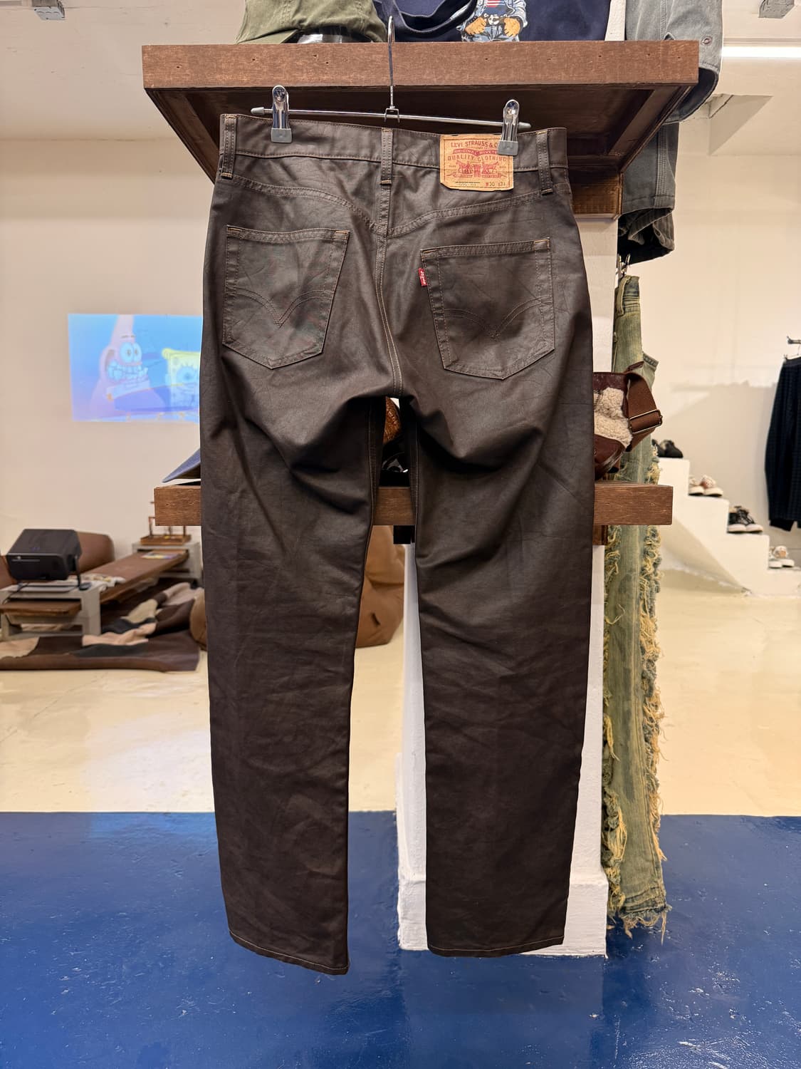 Levis 리바이스 브라운 코팅진 상품이미지4