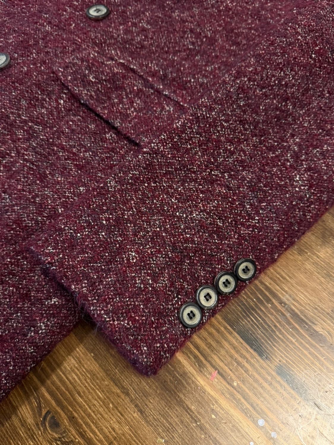 솔리드옴므 모헤어 더블 브레스티드 코트 슬림100 상품이미지9