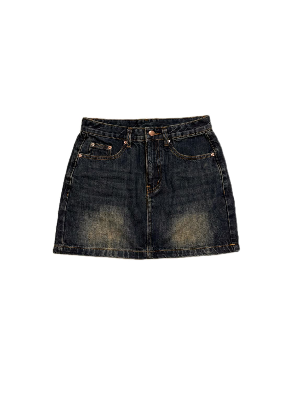 빈티지 워싱 데님스커트 상품이미지1