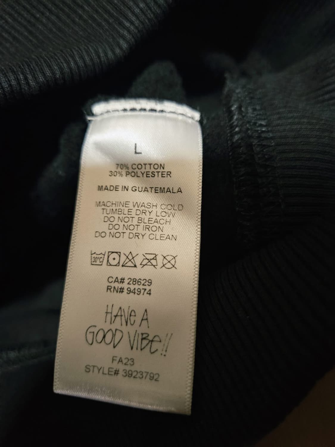 [L] 스투시 월드투어 후드티 일본 매장판 블랙 상품이미지4