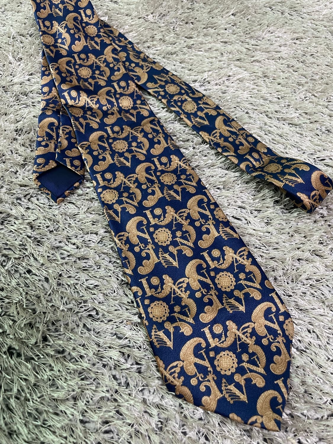 프랑스제 랑방 실크 넥타이 상품이미지2