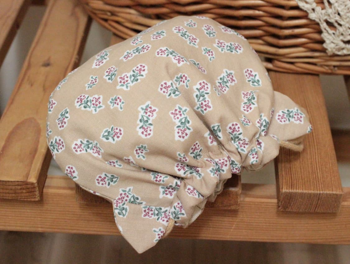 핸드메이드 베이지 고양이 파우치 상품이미지4