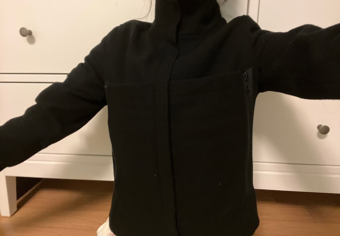 빈티지 크롭 포켓 자켓  상품이미지3