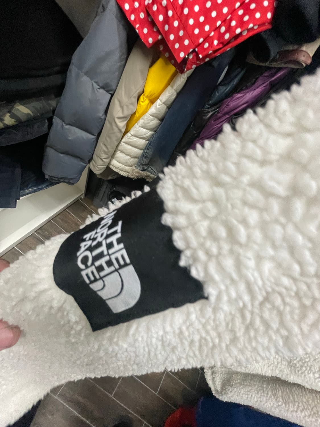 노스페이스 아이보리 뽀글이 플리스 자켓2xl 상품이미지5