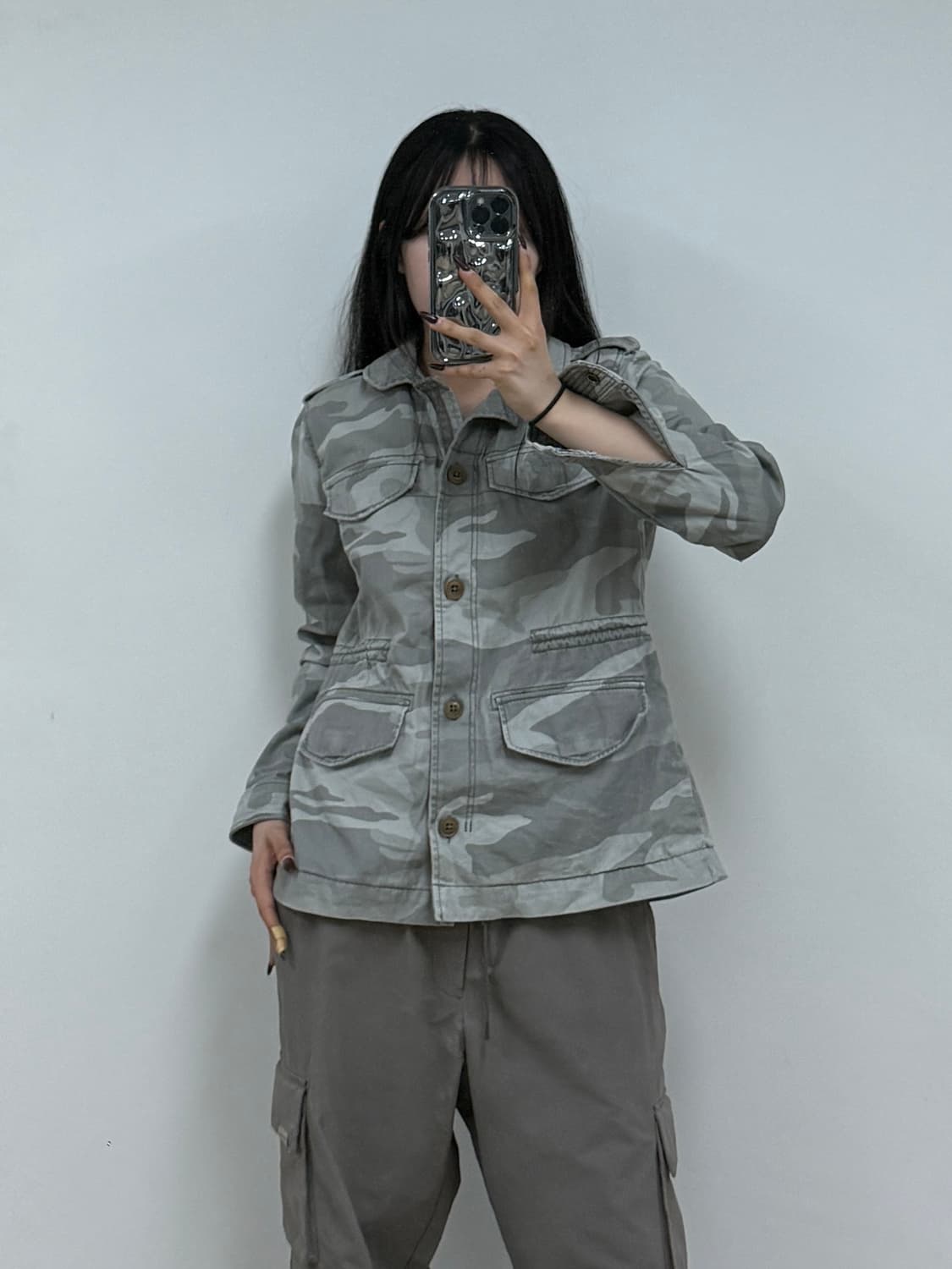 아베크롬비 여성용 밀리터리 자켓 E20 상품이미지1