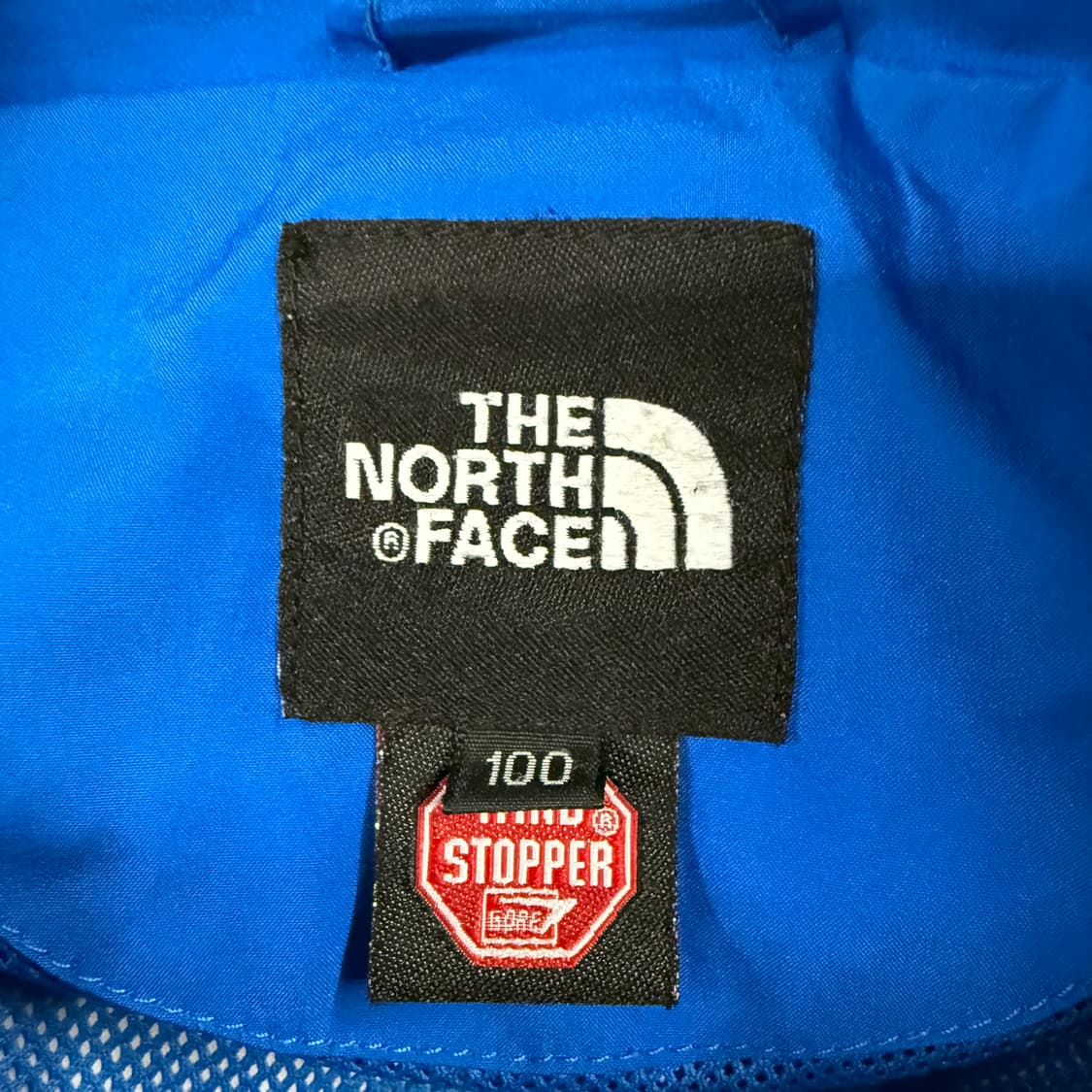 [정품/L] 노스페이스 바람막이 블루 회색 b18 상품이미지5