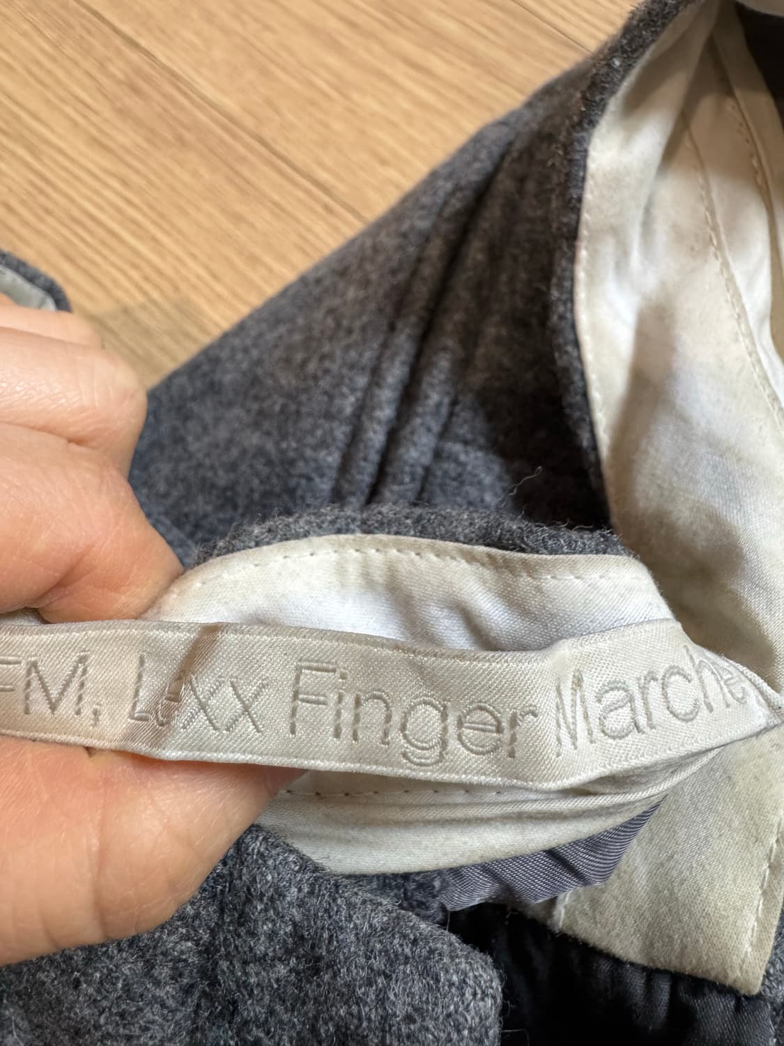 렉스핑거마르쉐 울 팬츠 상품이미지2