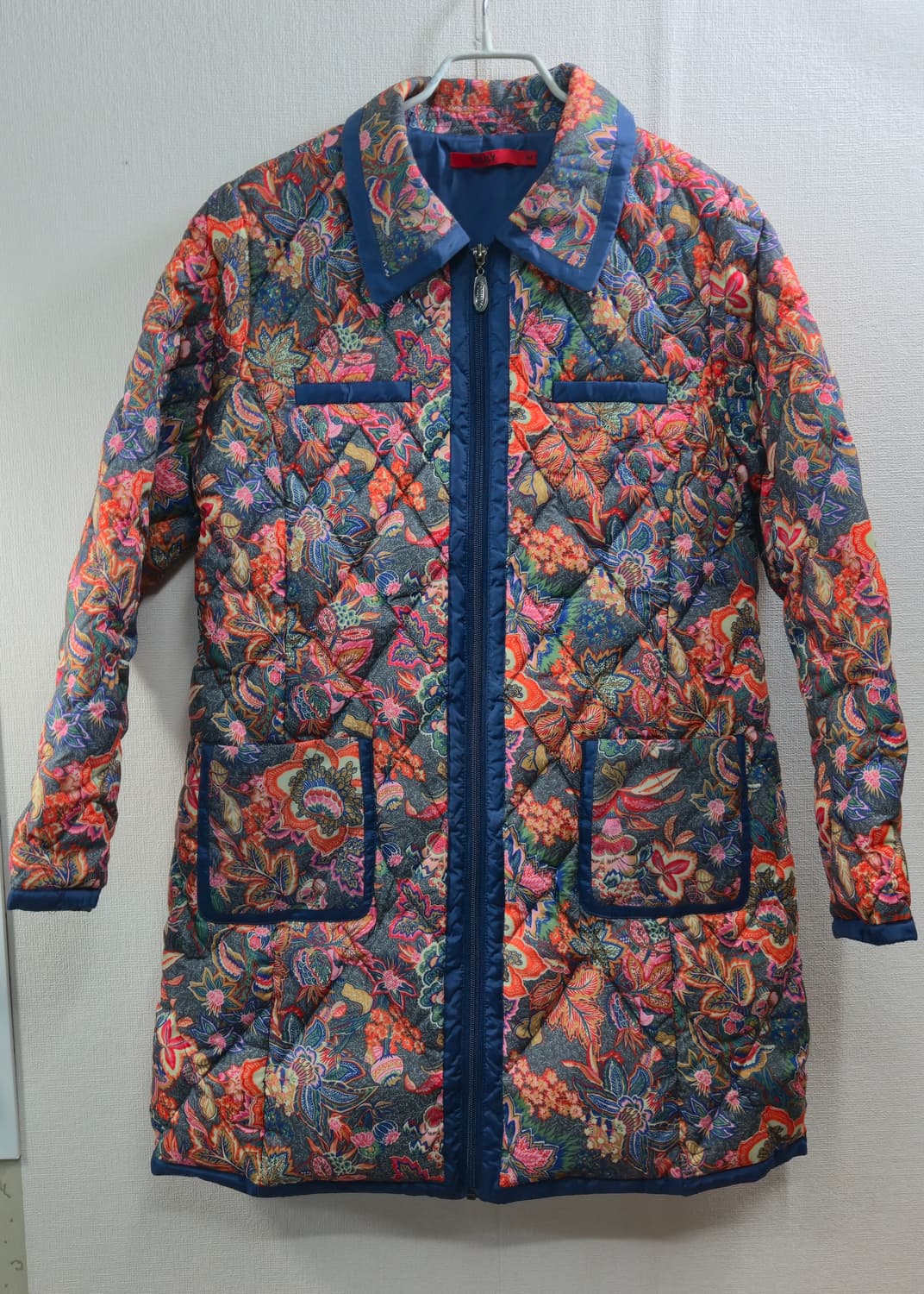 오일릴리 정품 M- 플라워 퀼팅 패딩 상품이미지1