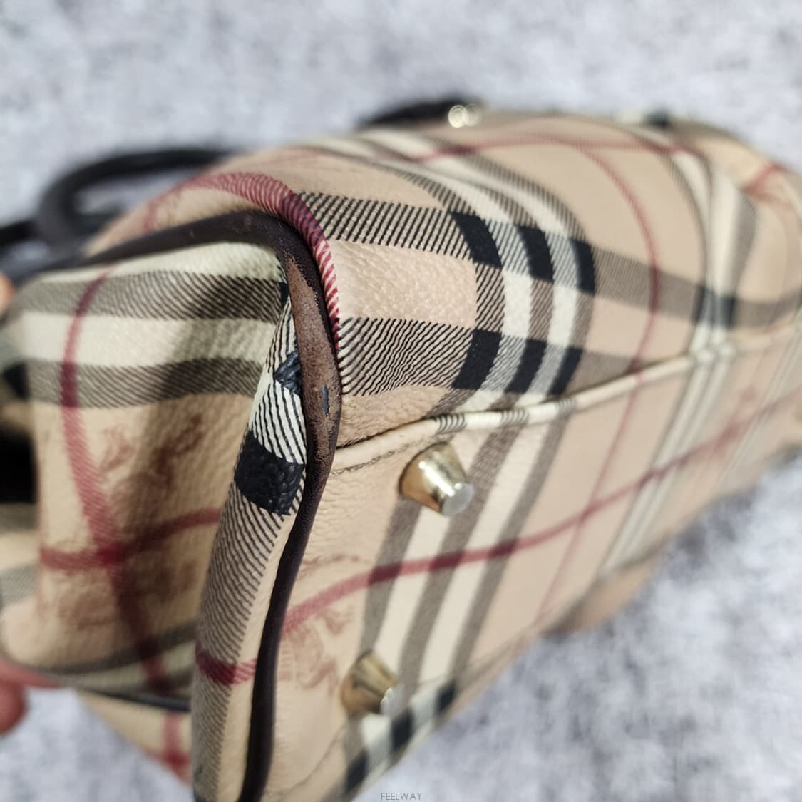 버버리 빈티지 체크 토트백 상품이미지7
