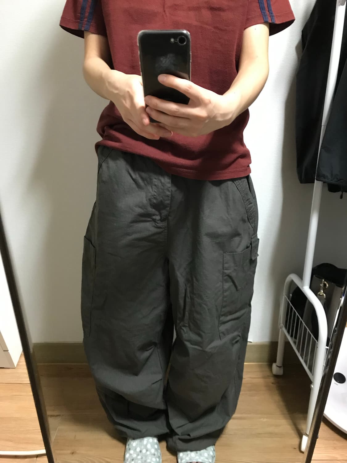 차콜 카고팬츠 상품이미지1