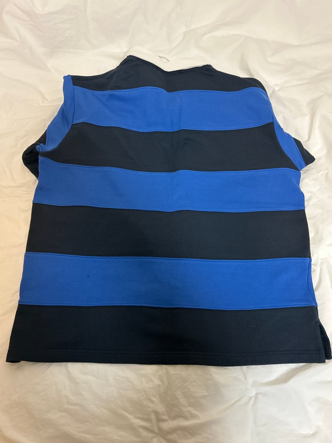 메종마레 Embroidered Rugby Top, Blue 상품이미지6